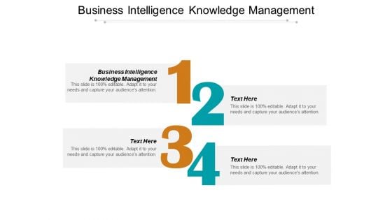 Business Intelligence Knowledge Management Ppt PowerPoint Presentation Portfolio Sample