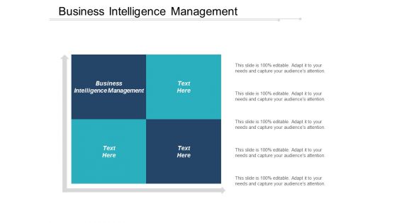 Business Intelligence Management Ppt PowerPoint Presentation Professional Slides Cpb