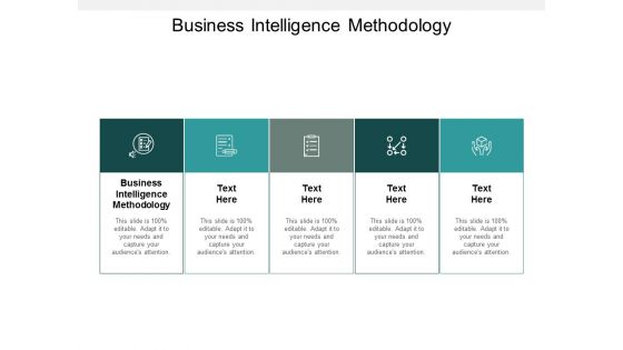 Business Intelligence Methodology Ppt PowerPoint Presentation Layouts Graphic Tips Cpb