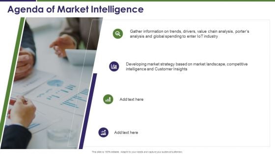 Business Intelligence Report Agenda Of Market Intelligence Ppt Outline Demonstration PDF