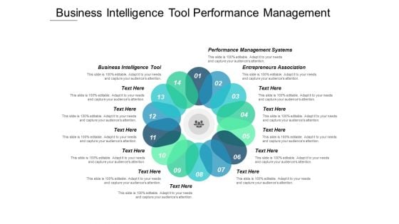 Business Intelligence Tool Performance Management Systems Entrepreneurs Association Ppt PowerPoint Presentation Show Guide