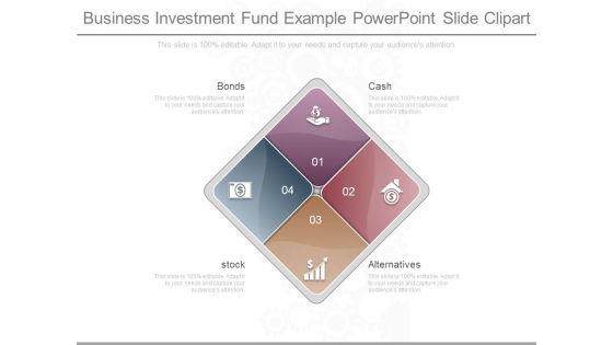 Business Investment Fund Example Powerpoint Slide Clipart