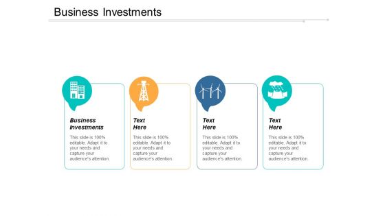 Business Investments Ppt PowerPoint Presentation Infographics Portrait Cpb