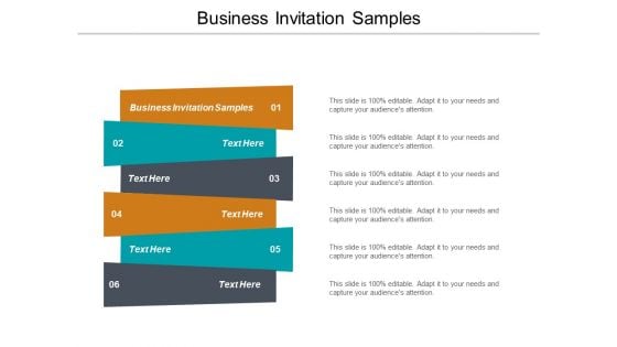 Business Invitation Samples Ppt PowerPoint Presentation Pictures Model Cpb