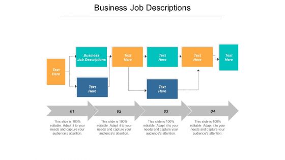 Business Job Descriptions Ppt PowerPoint Presentation Icon Professional