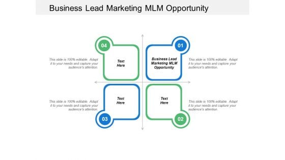 Business Lead Marketing Mlm Opportunity Ppt PowerPoint Presentation Styles Graphics Download Cpb