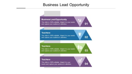 Business Lead Opportunity Ppt PowerPoint Presentation Ideas Graphics Tutorials Cpb