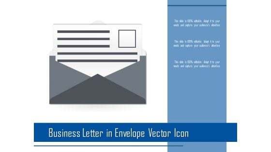 Business Letter In Envelope Vector Icon Ppt PowerPoint Presentation File Templates PDF