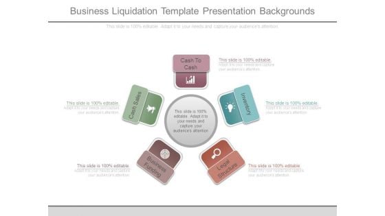 Business Liquidation Template Presentation Backgrounds
