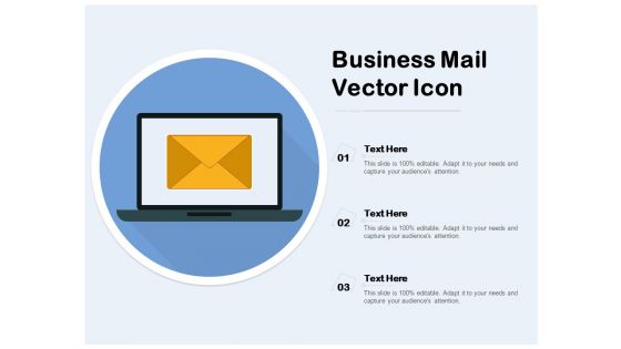 Business Mail Vector Icon Ppt PowerPoint Presentation Inspiration Icons PDF