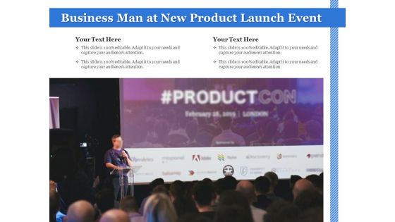 Business Man At New Product Launch Event Ppt PowerPoint Presentation File Outfit PDF