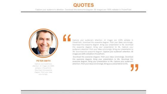 Business Man With Inspirational Quote Powerpoint Slides Business Man With Inspirational Quote Powerpoint Slides