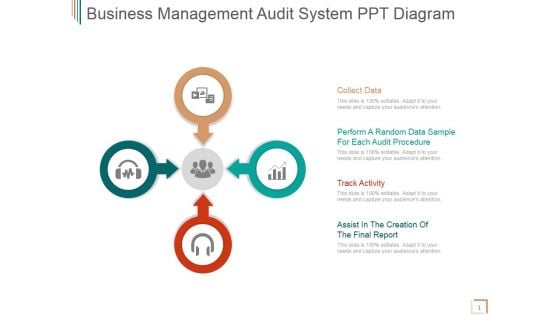 Business Management Audit System Ppt PowerPoint Presentation Icon