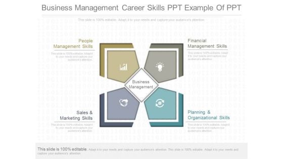 Business Management Career Skills Ppt Example Of Ppt