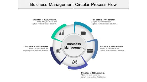 Business Management Circular Process Flow Ppt PowerPoint Presentation Styles Pictures