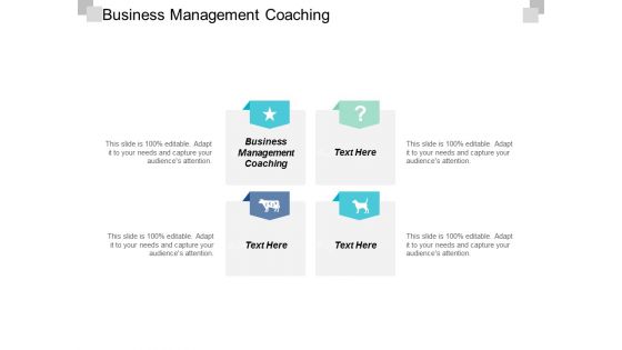 Business Management Coaching Ppt Powerpoint Presentation Ideas Elements Cpb