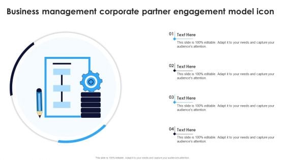 Business Management Corporate Partner Engagement Model Icon Microsoft PDF