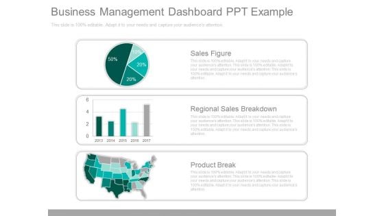 Business Management Dashboard Ppt Example