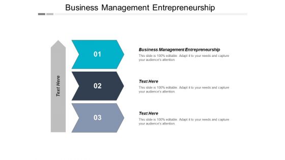 Business Management Entrepreneurship Ppt PowerPoint Presentation Icon Designs Download Cpb