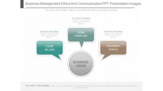 Business Management Ethics And Communication Ppt Presentation Images