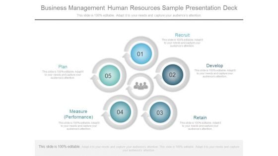 Business Management Human Resources Sample Presentation Deck