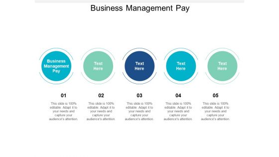 Business Management Pay Ppt PowerPoint Presentation Summary Master Slide Cpb