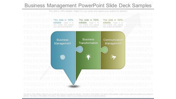 Business Management Powerpoint Slide Deck Samples