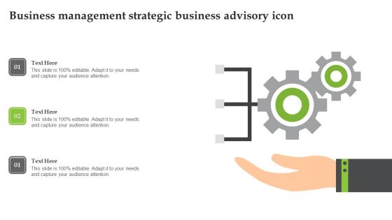 Business Management Strategic Business Advisory Icon Clipart PDF