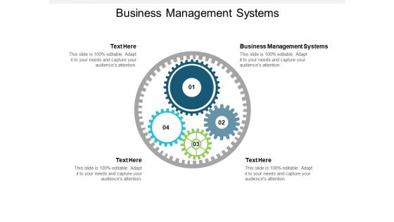 Business Management Systems Ppt PowerPoint Presentation Infographics Deck Cpb