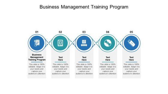 Business Management Training Program Ppt PowerPoint Presentation Portfolio Portrait Cpb