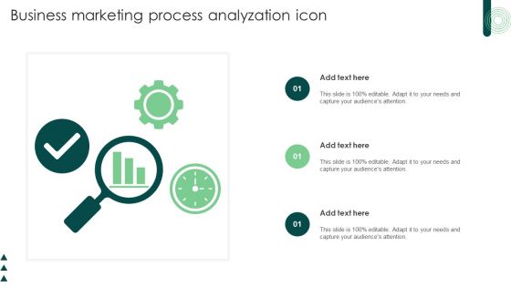 Business Marketing Process Analyzation Icon Microsoft PDF