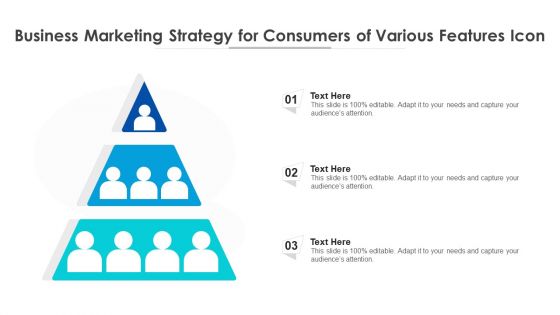 Business Marketing Strategy For Consumers Of Various Features Icon Ppt Portfolio Designs PDF Business Marketing Strategy For Consumers Of Various Features Icon Ppt Portfolio Designs PDF