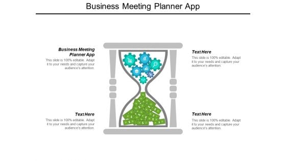 Business Meeting Planner App Ppt PowerPoint Presentation File Files Cpb