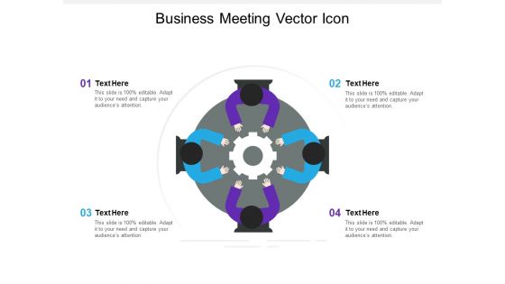 Business Meeting Vector Icon Ppt PowerPoint Presentation Pictures Background Designs