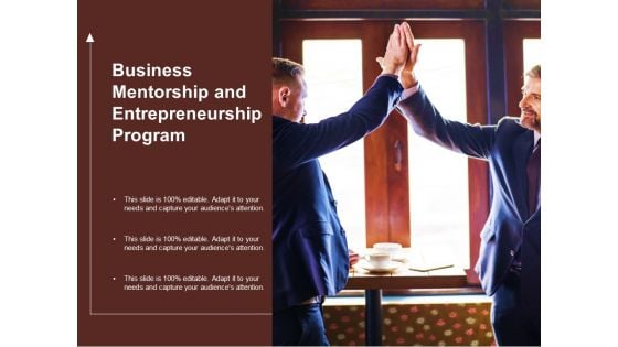 Business Mentorship And Entrepreneurship Program Ppt PowerPoint Presentation Outline