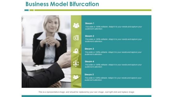 Business Model Bifurcation Template 3 Ppt PowerPoint Presentation Infographics Show