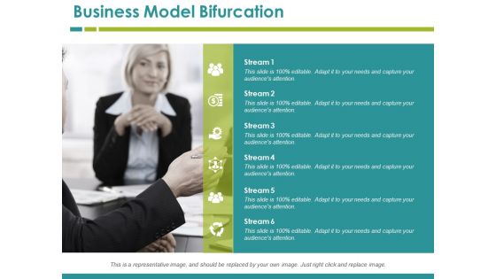 Business Model Bifurcation Template 4 Ppt PowerPoint Presentation Inspiration Visual Aids