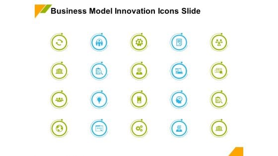 Business Model Innovation Icons Slide Ppt Model Clipart PDF