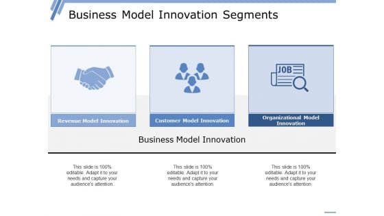 Business Model Innovation Segments Ppt PowerPoint Presentation Summary Introduction