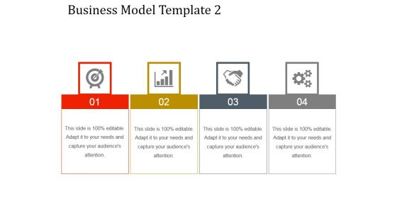 Business Model Template 2 Ppt PowerPoint Presentation Visuals