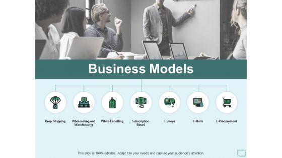 Business Models Ppt PowerPoint Presentation Gallery Grid