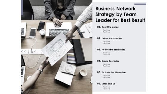 Business Network Strategy By Team Leader For Best Result Ppt PowerPoint Presentation File Professional PDF