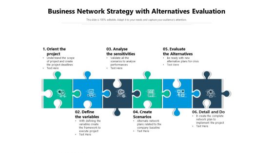 Business Network Strategy With Alternatives Evaluation Ppt PowerPoint Presentation File Outfit PDF