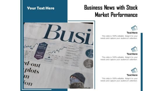 Business News With Stock Market Performance Ppt PowerPoint Presentation Infographic Template Introduction PDF