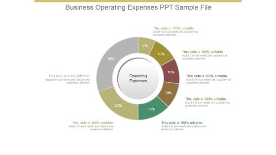 Business Operating Expenses Ppt Sample File