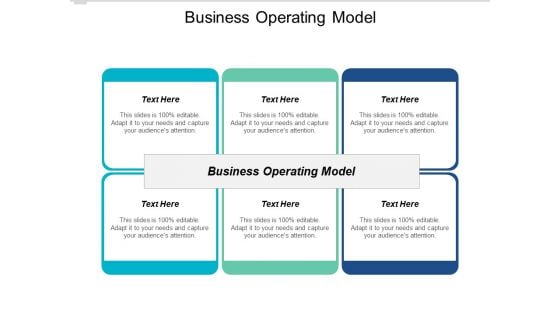 Business Operating Model Ppt PowerPoint Presentation Layouts Gallery Cpb