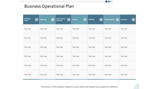 Business Operational Plan Yearly Operating Plan Ppt PowerPoint Presentation Model Visual Aids