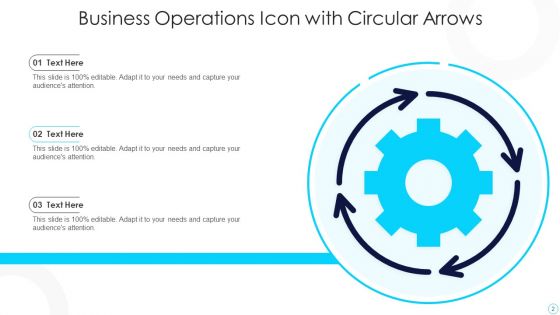 Business Operations Icon Ppt PowerPoint Presentation Complete Deck With Slides