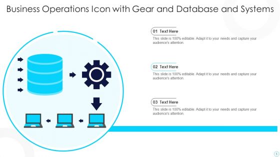 Business Operations Icon Ppt PowerPoint Presentation Complete Deck With Slides