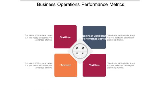 Business Operations Performance Metrics Ppt PowerPoint Presentation Ideas Gallery Cpb Pdf